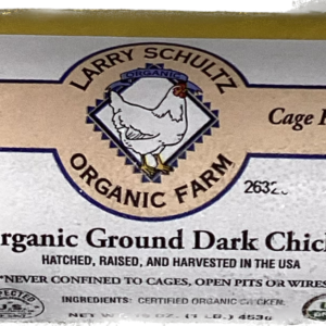 Dark Ground Chicken - Certified Organic - Pasture Raised
