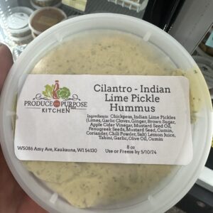 Hummus- Pickled Persian Lime and Cilantro, 8 oz