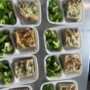 Mushroom Pasta Bake w/ Veggies
