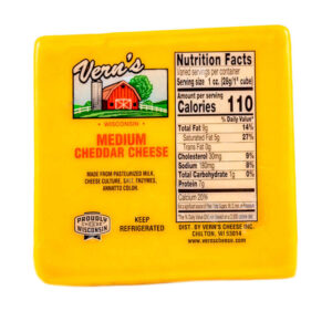 Cheese - Verns Medium, 16 oz